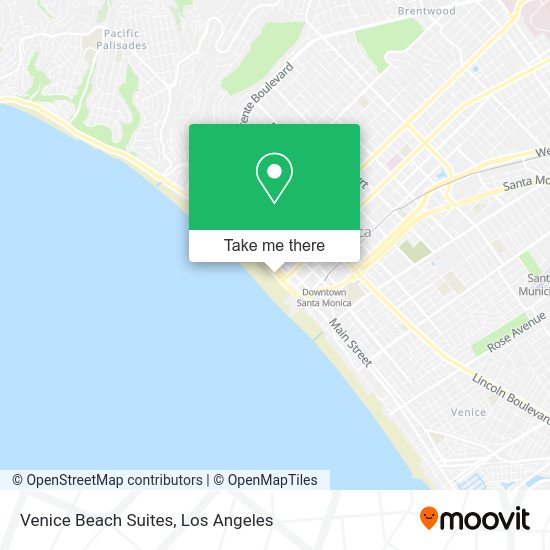 Venice Beach Suites map