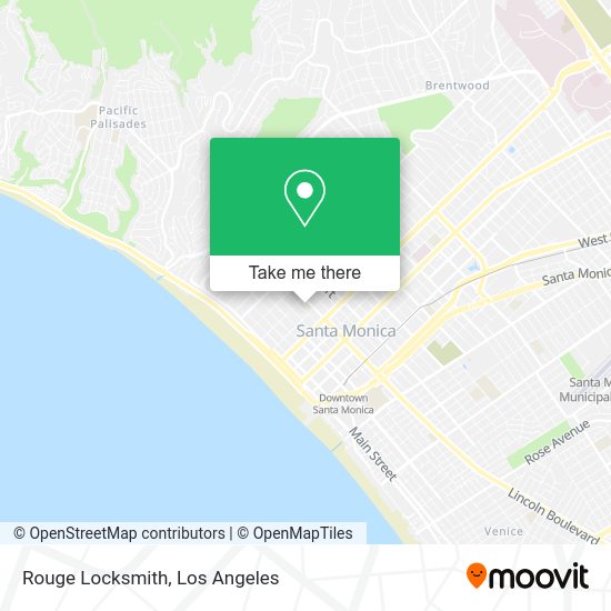 Mapa de Rouge Locksmith