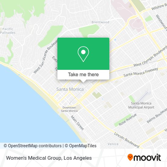 Women's Medical Group map