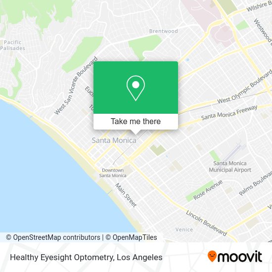 Healthy Eyesight Optometry map