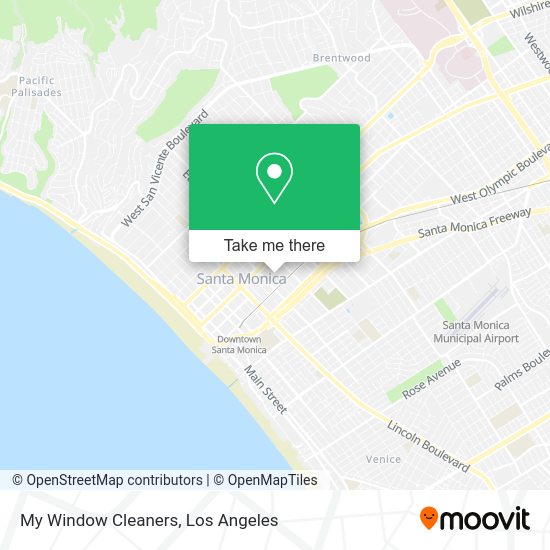 My Window Cleaners map