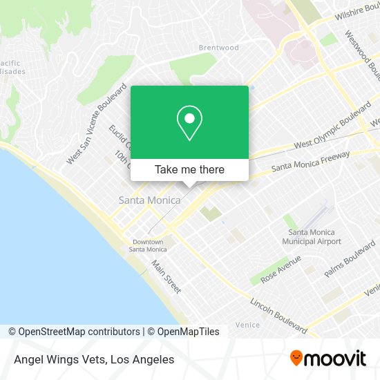 Angel Wings Vets map