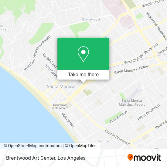 Brentwood Art Center map