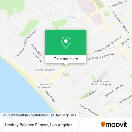 Healthy Balance Fitness map