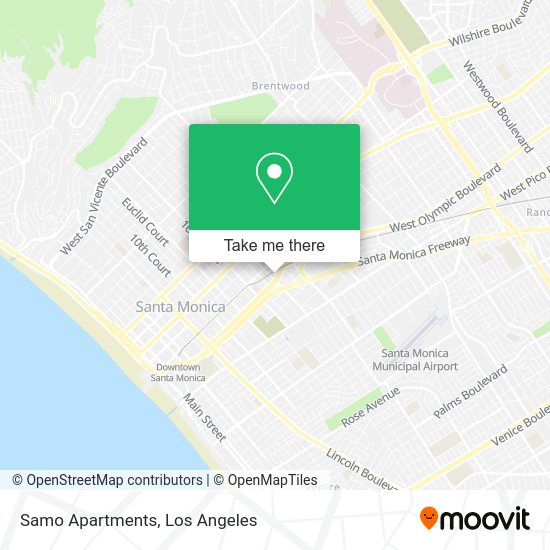 Mapa de Samo Apartments