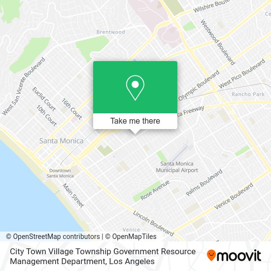 City Town Village Township Government Resource Management Department map