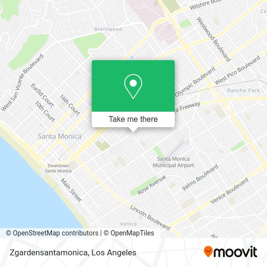 Zgardensantamonica map