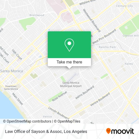 Mapa de Law Office of Sayson & Assoc