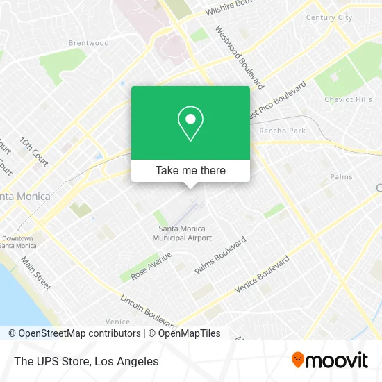 The UPS Store map