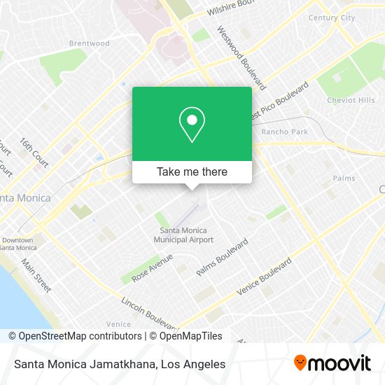 Santa Monica Jamatkhana map
