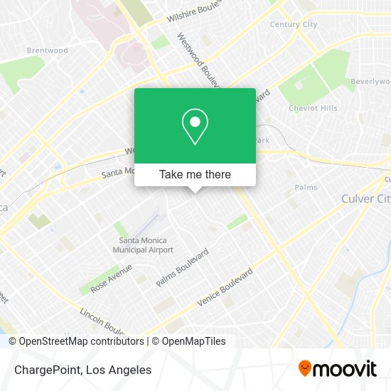 Mapa de ChargePoint