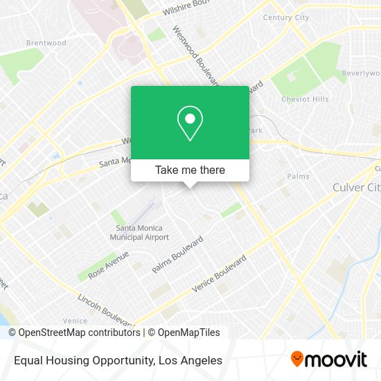 Equal Housing Opportunity map