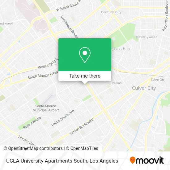 UCLA University Apartments South map