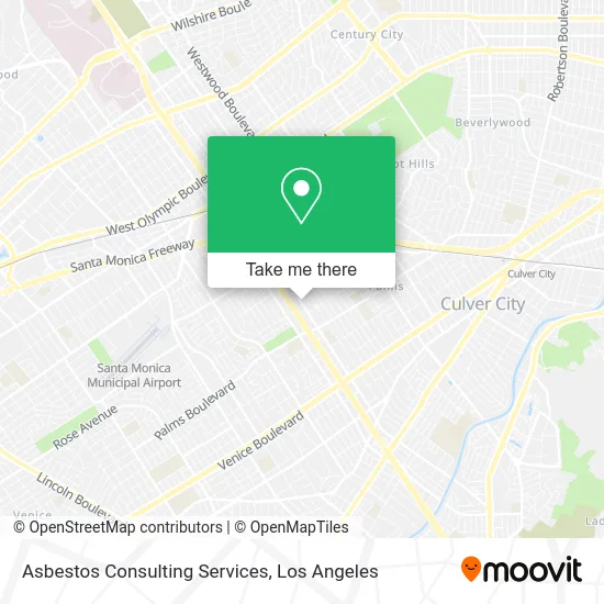 Asbestos Consulting Services map