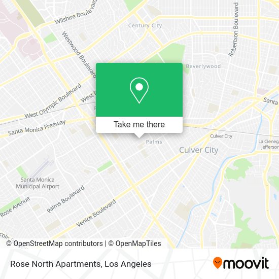Mapa de Rose North Apartments