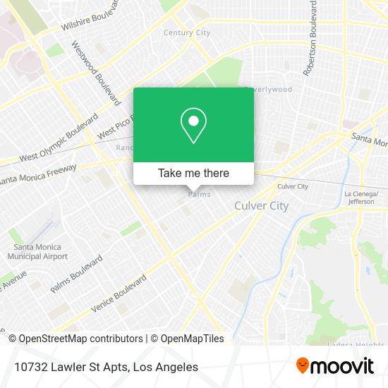 10732 Lawler St Apts map