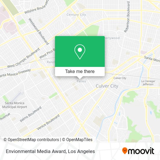 Envionmental Media Award map