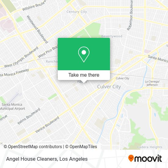 Angel House Cleaners map