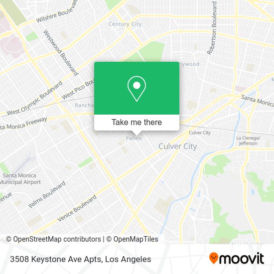 3508 Keystone Ave Apts map