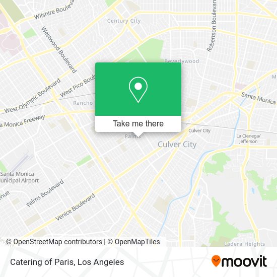Mapa de Catering of Paris