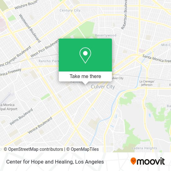 Mapa de Center for Hope and Healing