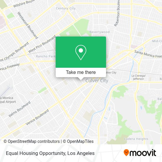 Mapa de Equal Housing Opportunity