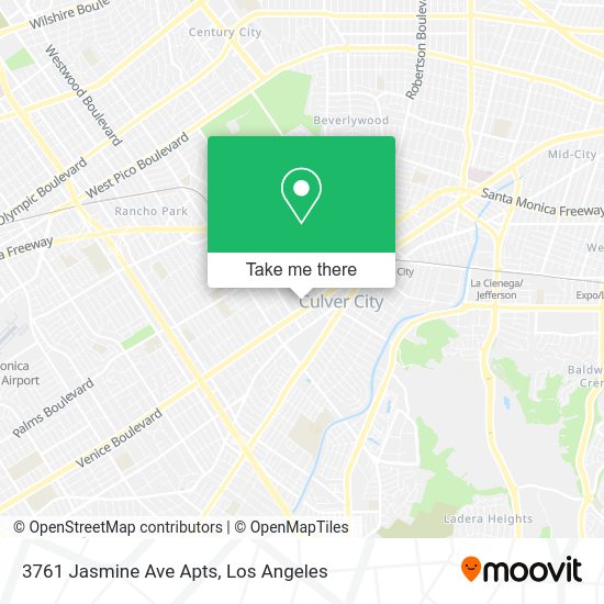 Mapa de 3761 Jasmine Ave Apts