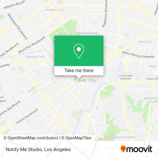 Notify Me Studio map