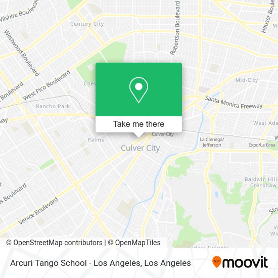 Arcuri Tango School - Los Angeles map
