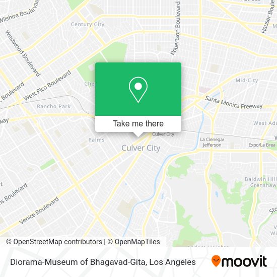 Diorama-Museum of Bhagavad-Gita map