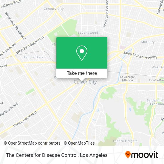 The Centers for Disease Control map