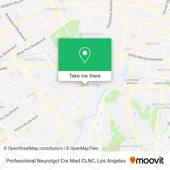 Mapa de Professional Neurolgcl Cre Med CLNC