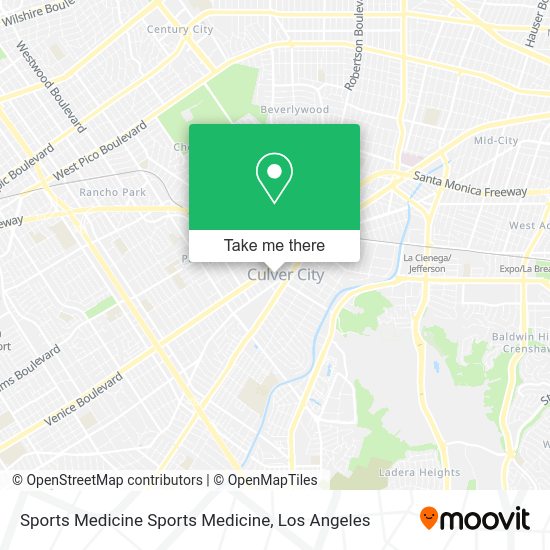 Mapa de Sports Medicine Sports Medicine
