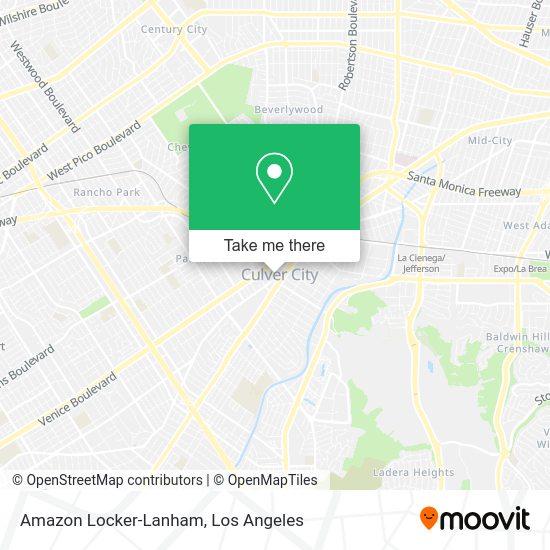 Amazon Locker-Lanham map