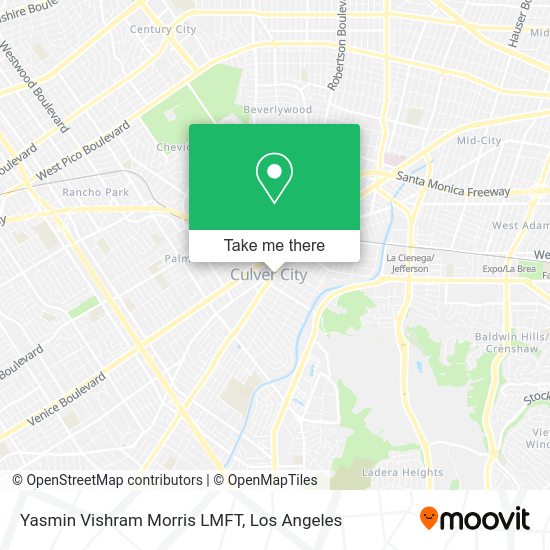 Yasmin Vishram Morris LMFT map