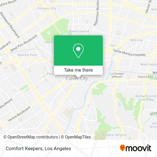Mapa de Comfort Keepers