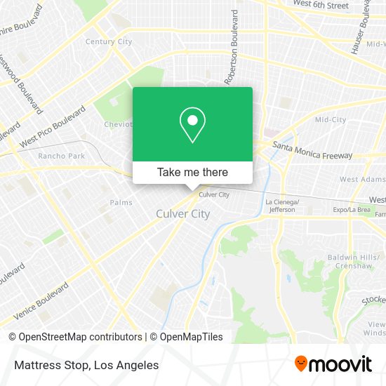 Mapa de Mattress Stop