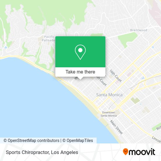 Mapa de Sports Chiropractor