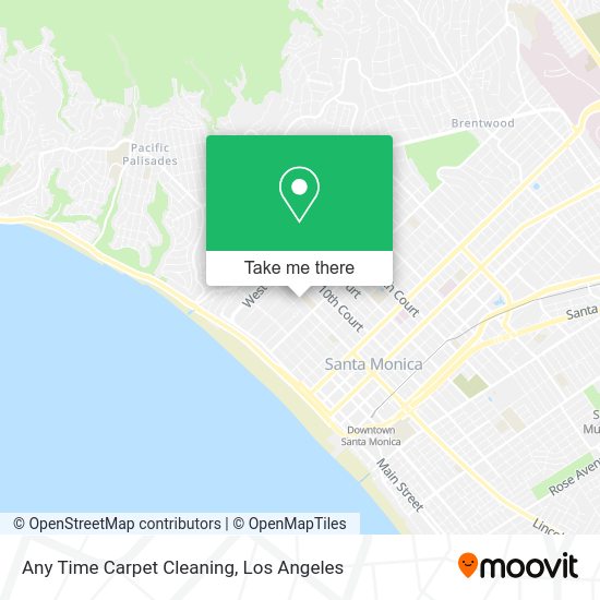 Any Time Carpet Cleaning map