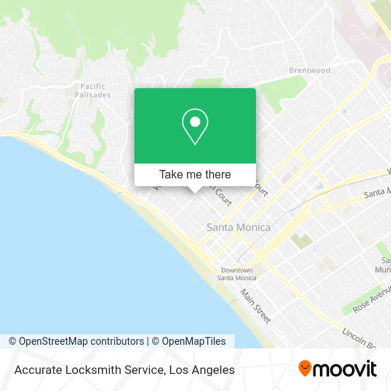 Accurate Locksmith Service map