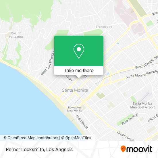 Romer Locksmith map