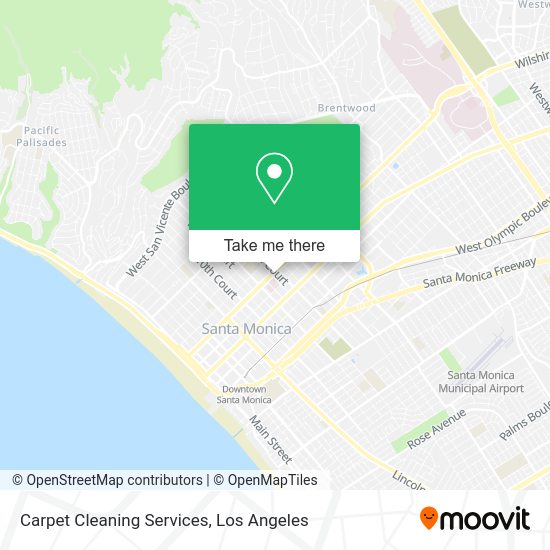 Carpet Cleaning Services map