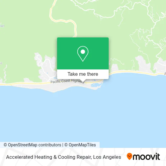 Accelerated Heating & Cooling Repair map