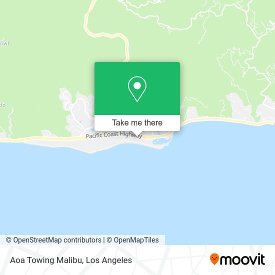 Mapa de Aoa Towing Malibu