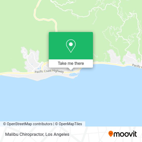 Malibu Chiropractor map