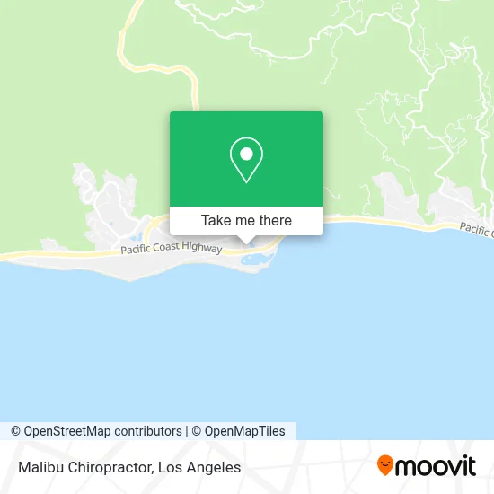 Malibu Chiropractor map
