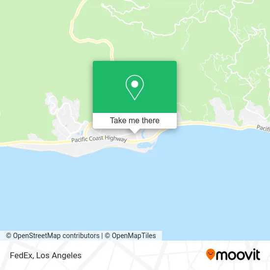FedEx map