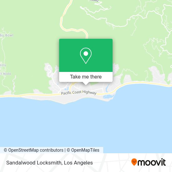 Sandalwood Locksmith map
