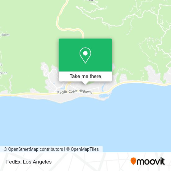 Mapa de FedEx