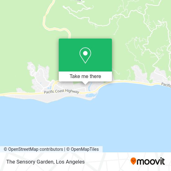 The Sensory Garden map
